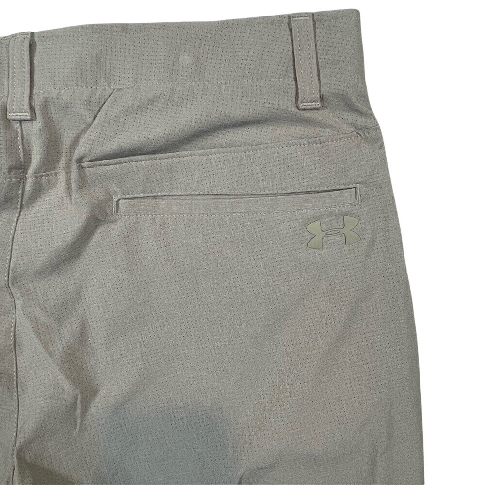 Under Armour Match Play Golf Pants Performance Lightweight Tan Size 36/32
